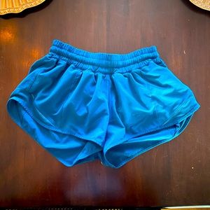 Blue Lululemon shorts